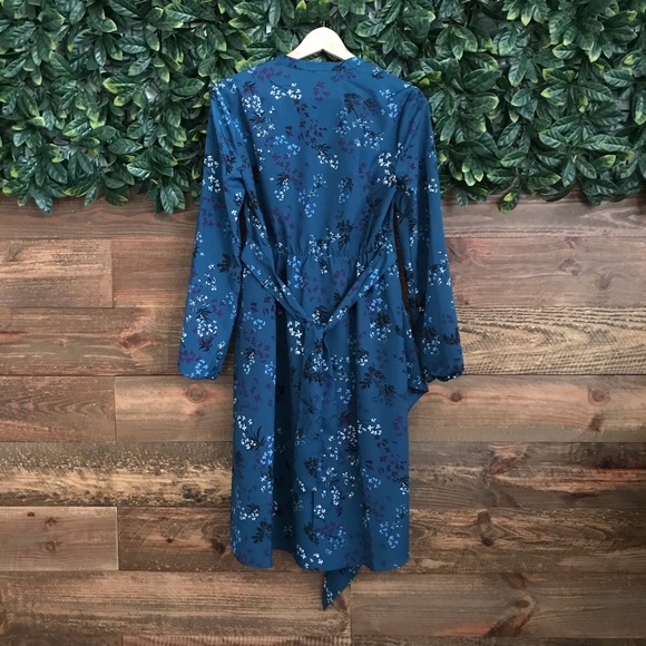 JoeFresh Flounce Dress In Dark Teal NWOT size XS - Picture 5 of 8